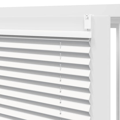 Plisse Blind 60x100cm White Pleated Blind