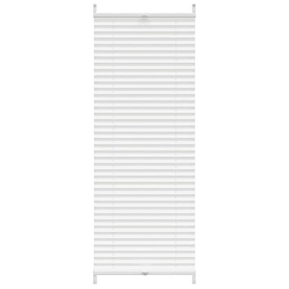 Plisse Blind 60x125cm White Pleated Blind