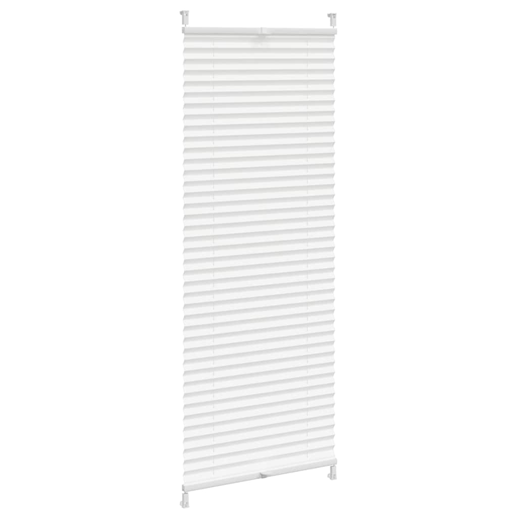 Plisse Blind 60x125cm White Pleated Blind