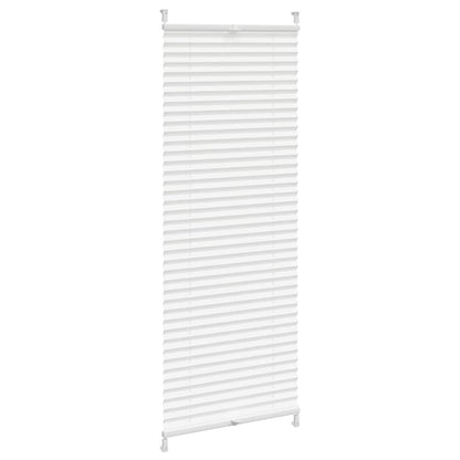 Plisse Blind 60x125cm White Pleated Blind
