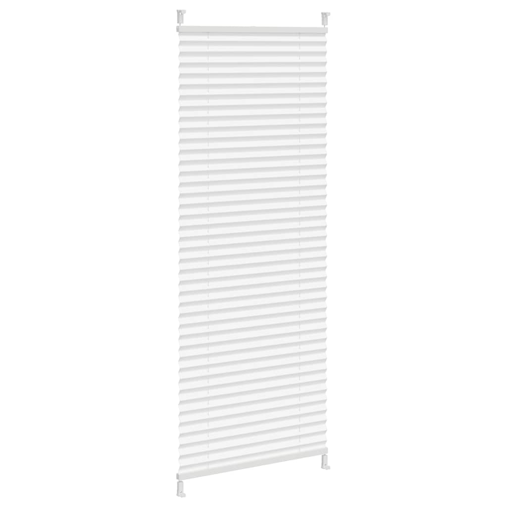 Plisse Blind 60x125cm White Pleated Blind