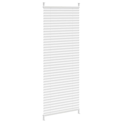 Plisse Blind 60x125cm White Pleated Blind