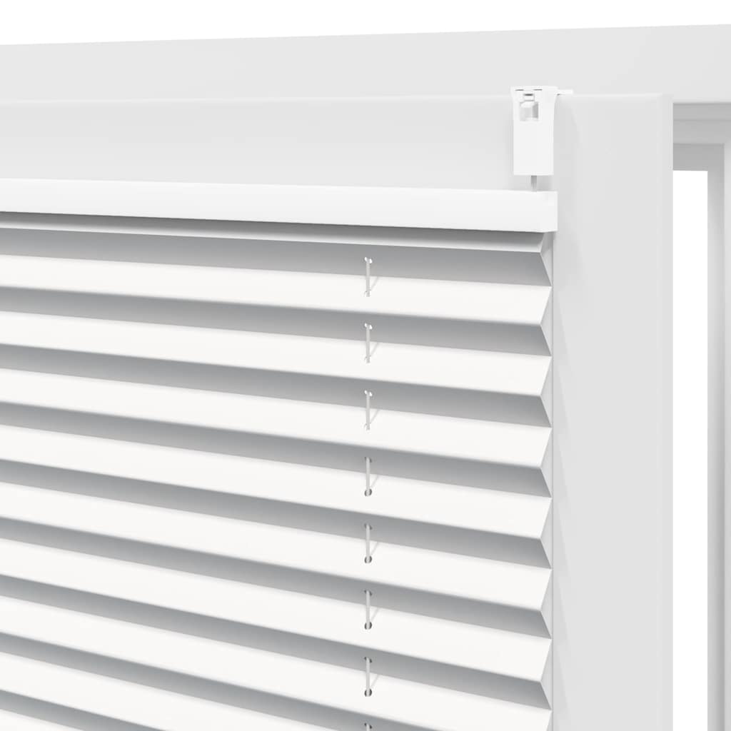 Plisse Blind 60x125cm White Pleated Blind