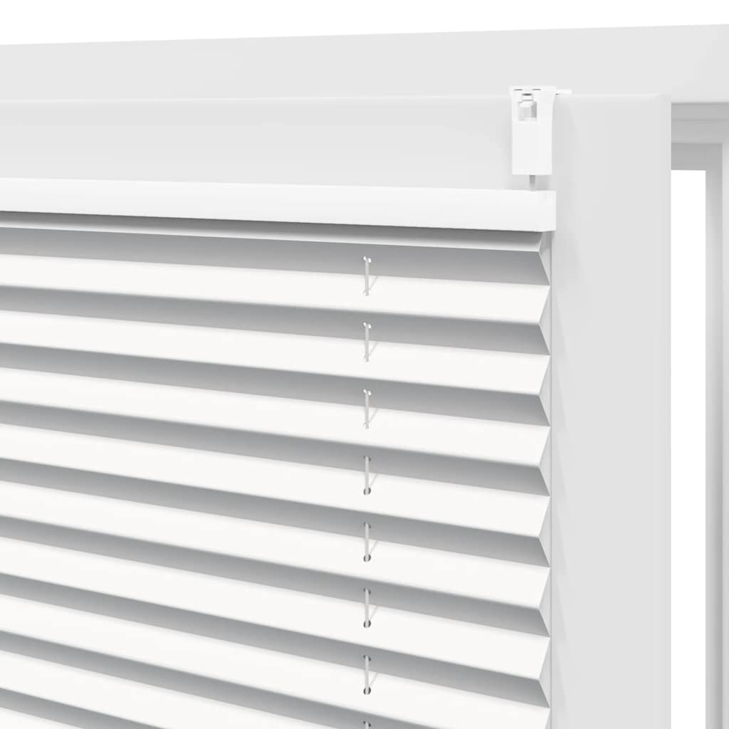 Plisse Blind 80x150cm White Pleated Blind