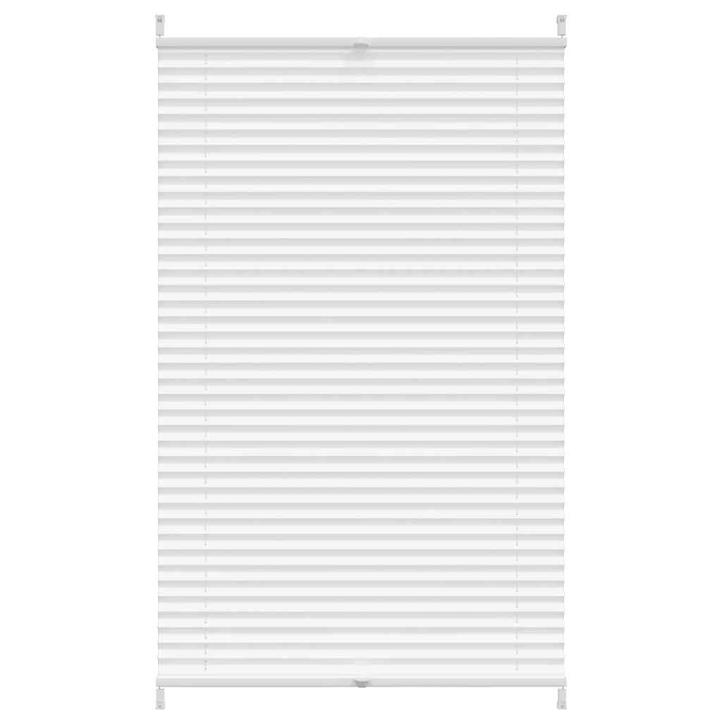 Plisse Blind 90x125cm White Pleated Blind