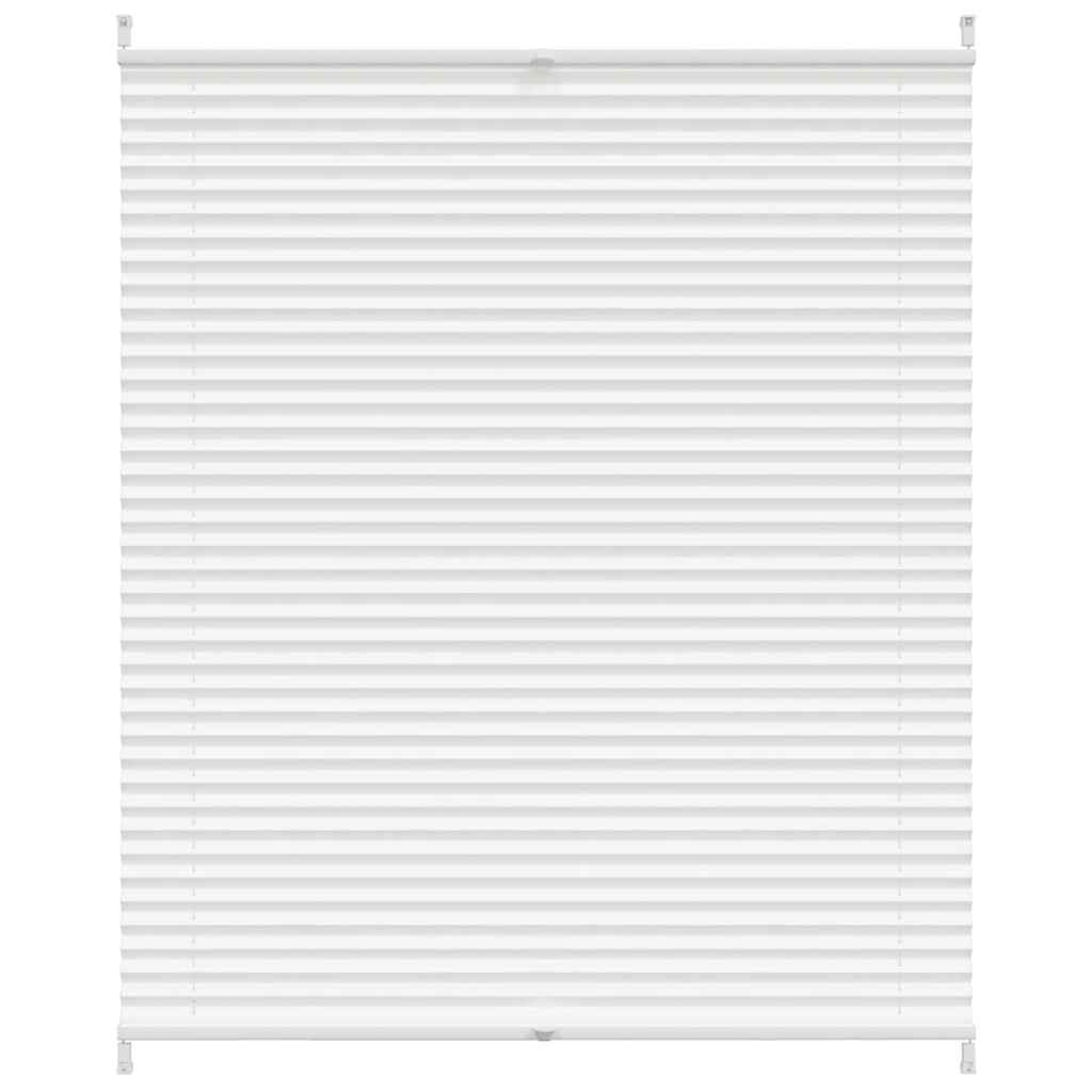 Plisse Blind 100x100cm White Pleated Blind