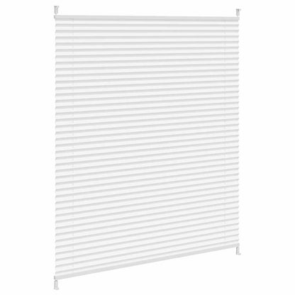 Plisse Blind 100x100cm White Pleated Blind