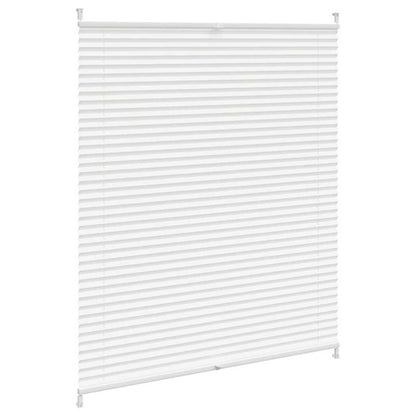 Plisse Blind 100x125cm White Pleated Blind