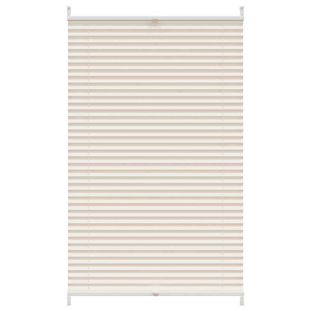 Plisse Blind 80x125cm Cream