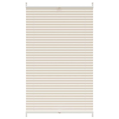 Plisse Blind 80x125cm Cream