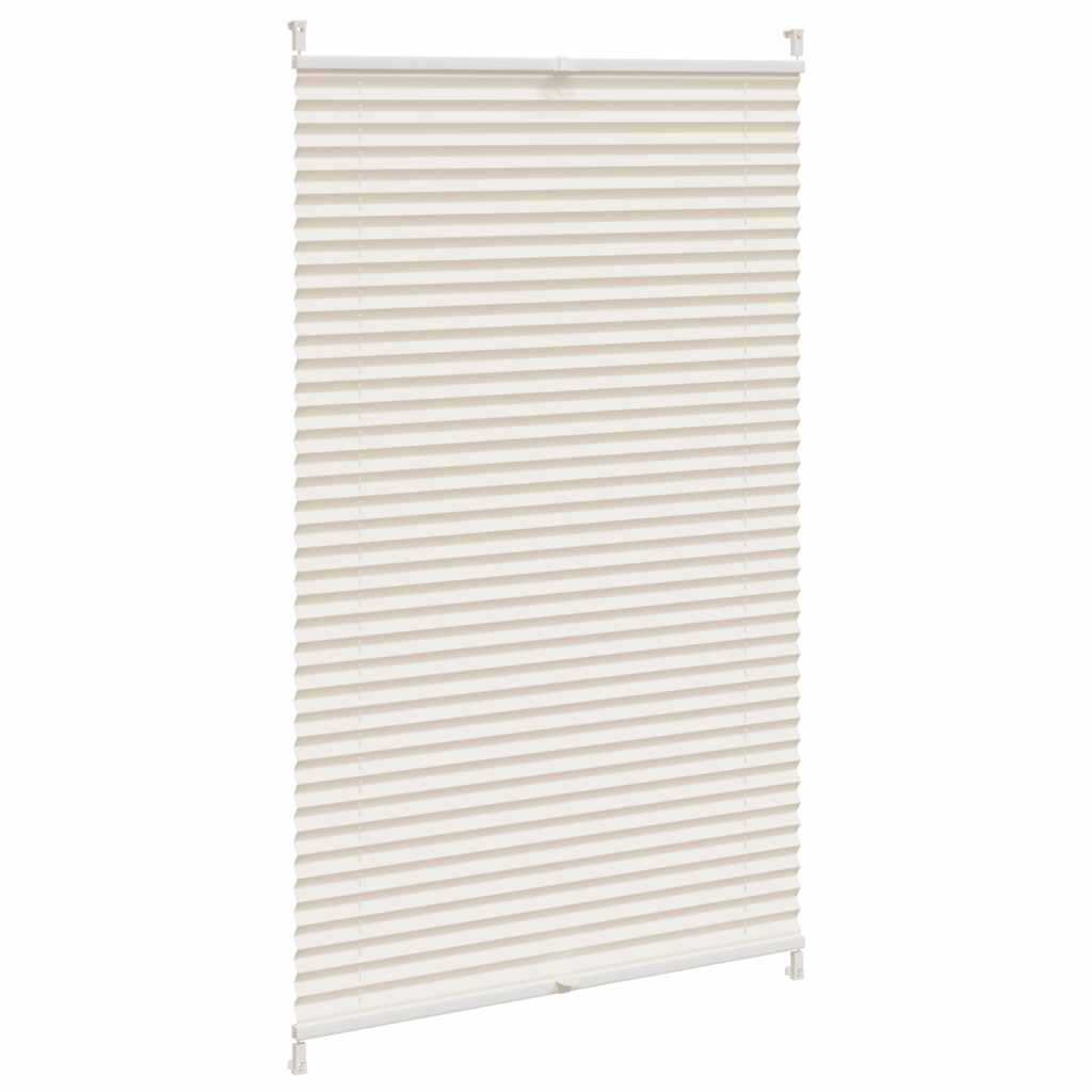 Plisse Blind 80x125cm Cream