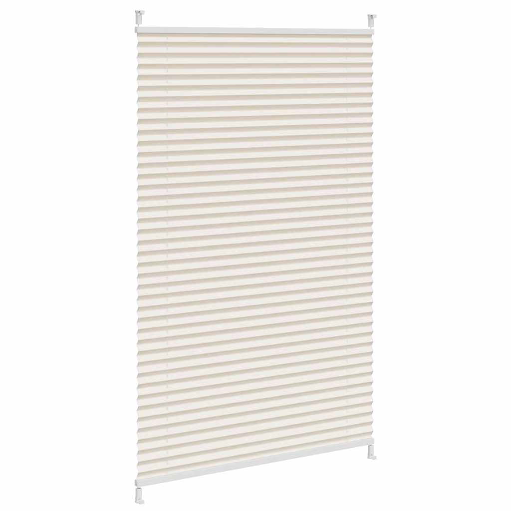 Plisse Blind 80x125cm Cream
