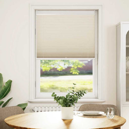 Plisse Blind 80x125cm Cream