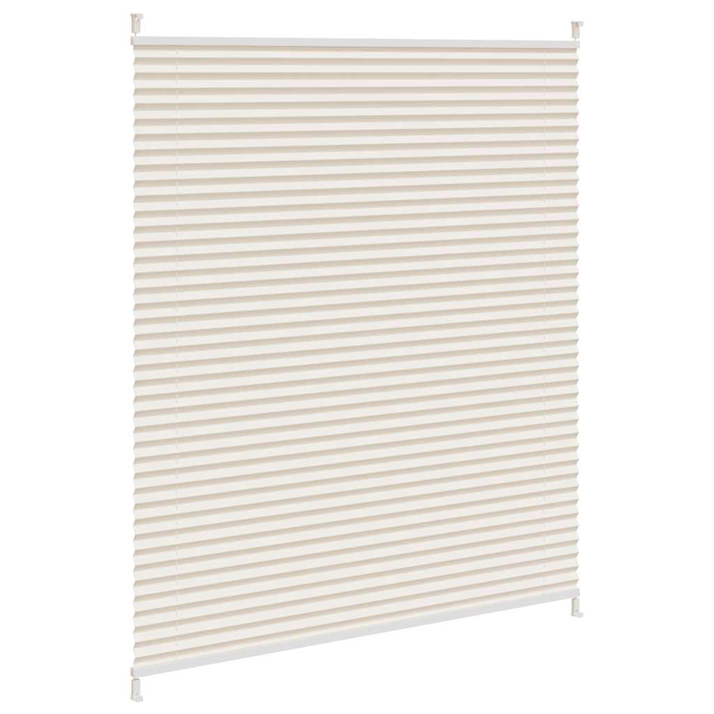 Plisse Blind 100x125cm Cream
