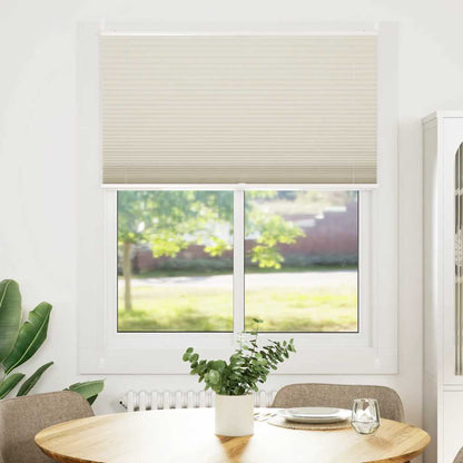 Plisse Blind 100x125cm Cream