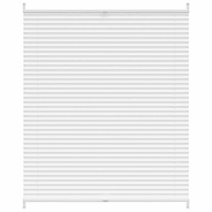 Plisse Blind 110x125cm White Pleated Blind
