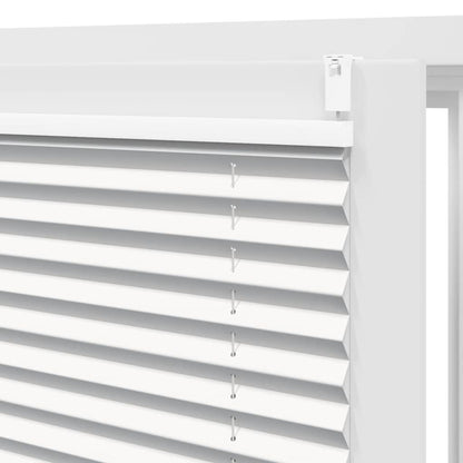 Plisse Blind 110x125cm White Pleated Blind