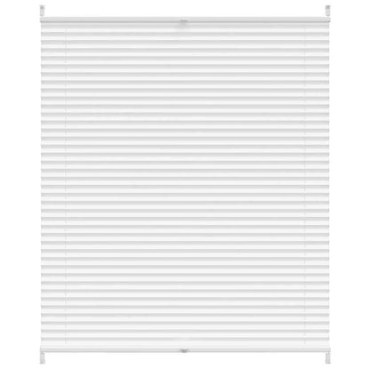 Plisse Blind 110x150cm White Pleated Blind