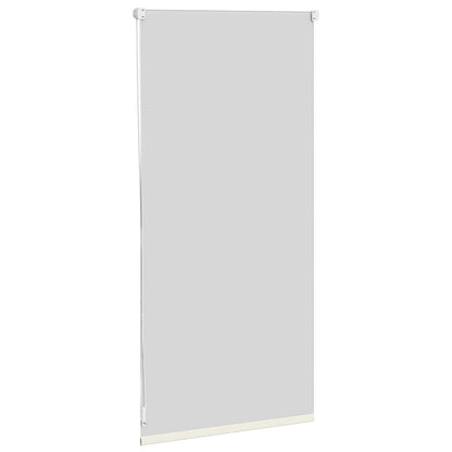 Roller Blind Blackout 44.4x100 cm Fabric Width 40 cm Off White