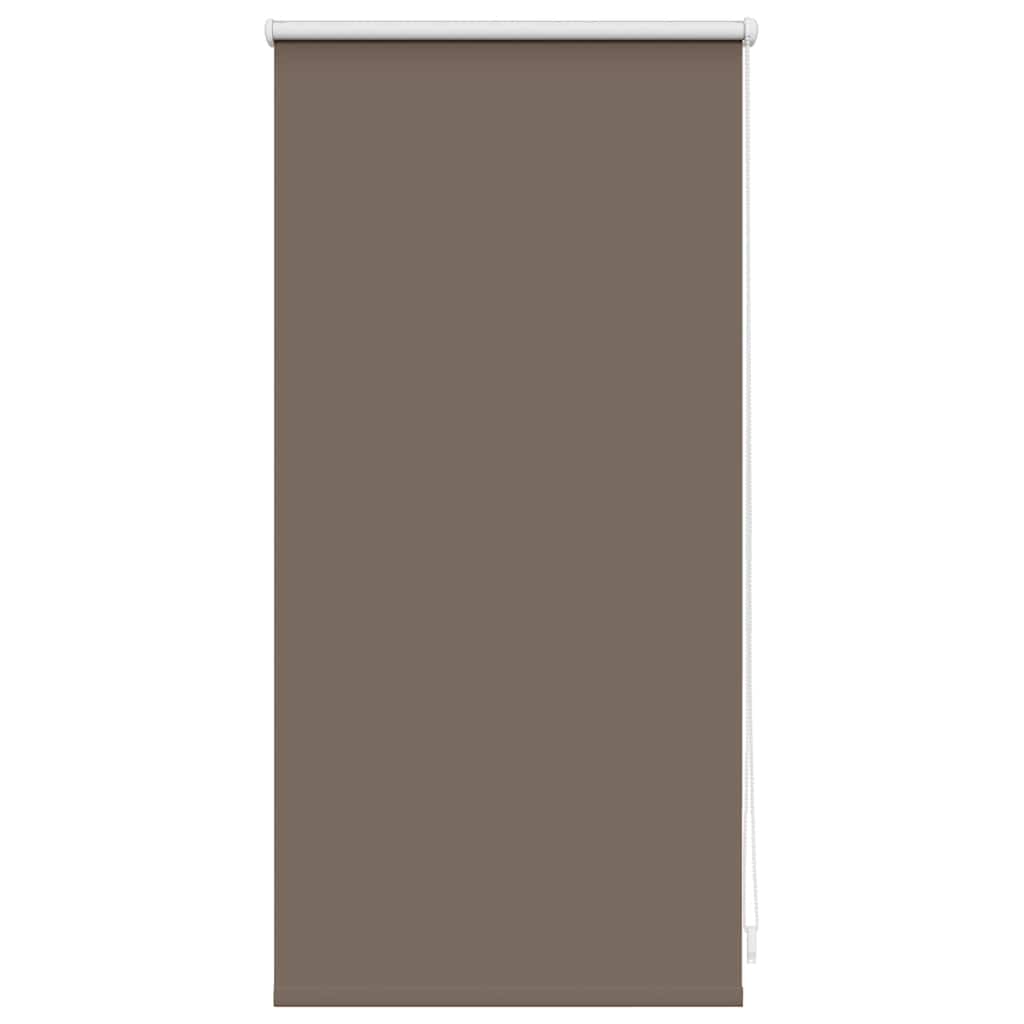 Roller Blind Blackout 44.4x100 cm Fabric Width 40 cm Coffee