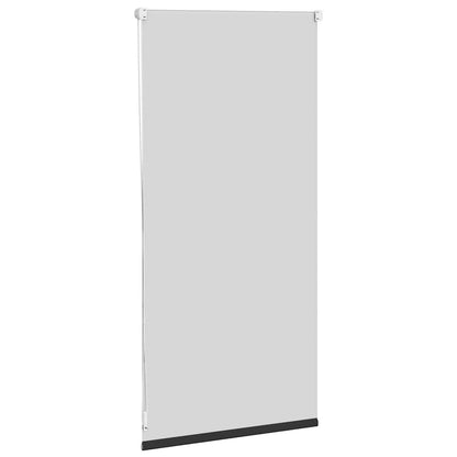 Roller Blind Blackout 44.4x100 cm Fabric Width 40 cm Black