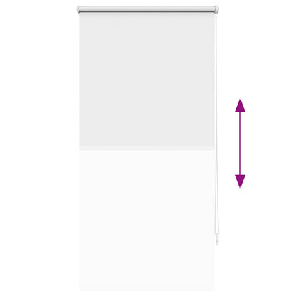 Roller Blind Blackout 64.4x120 cm Fabric Width 60 cm White