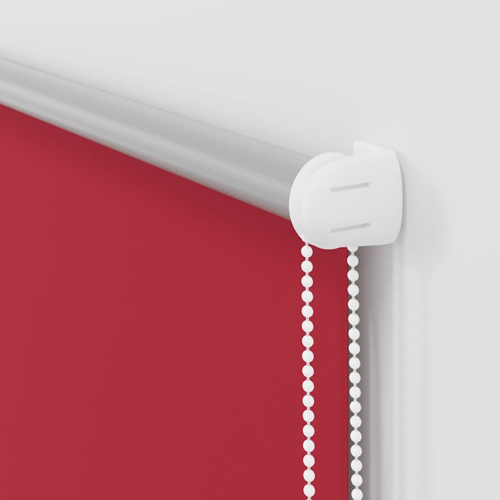 Roller Blind Blackout 64.4x120 cm Fabric Width 60 cm Red