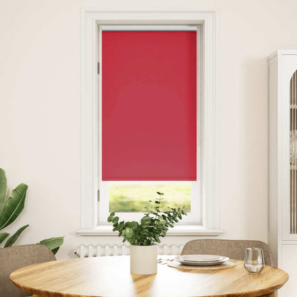 Roller Blind Blackout 64.4x120 cm Fabric Width 60 cm Red