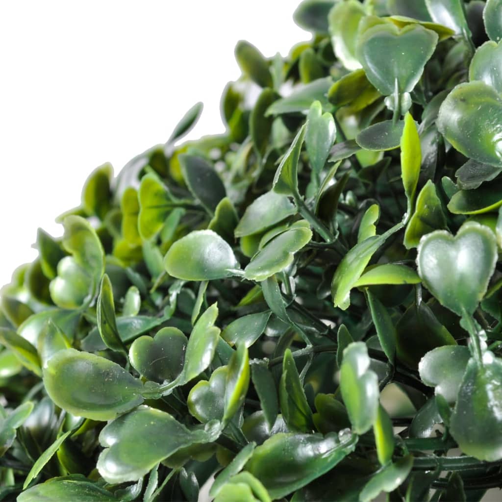 Boxwood Ball Artificial Leaf Topiary Ball 27 cm displayed in a garden setting, perfect for enhancing landscape designs.