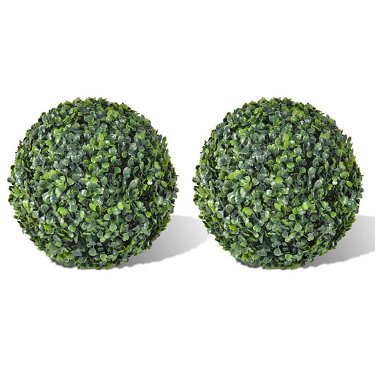 Artificial Plant | Set of 2 | Mixed green | PVC | 35 cm diameter