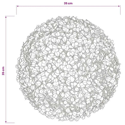 Boxwood Ball Artificial Leaf Topiary Ball 35 cm 2 pcs
