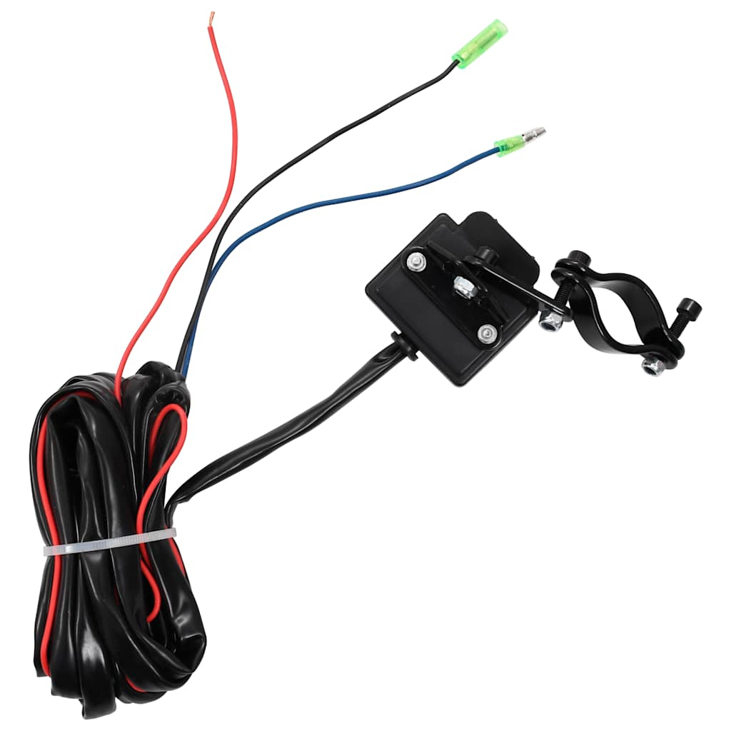 210230 12 V Electric Winch 1360 KG with Mounting Plate Roller Fairlead
