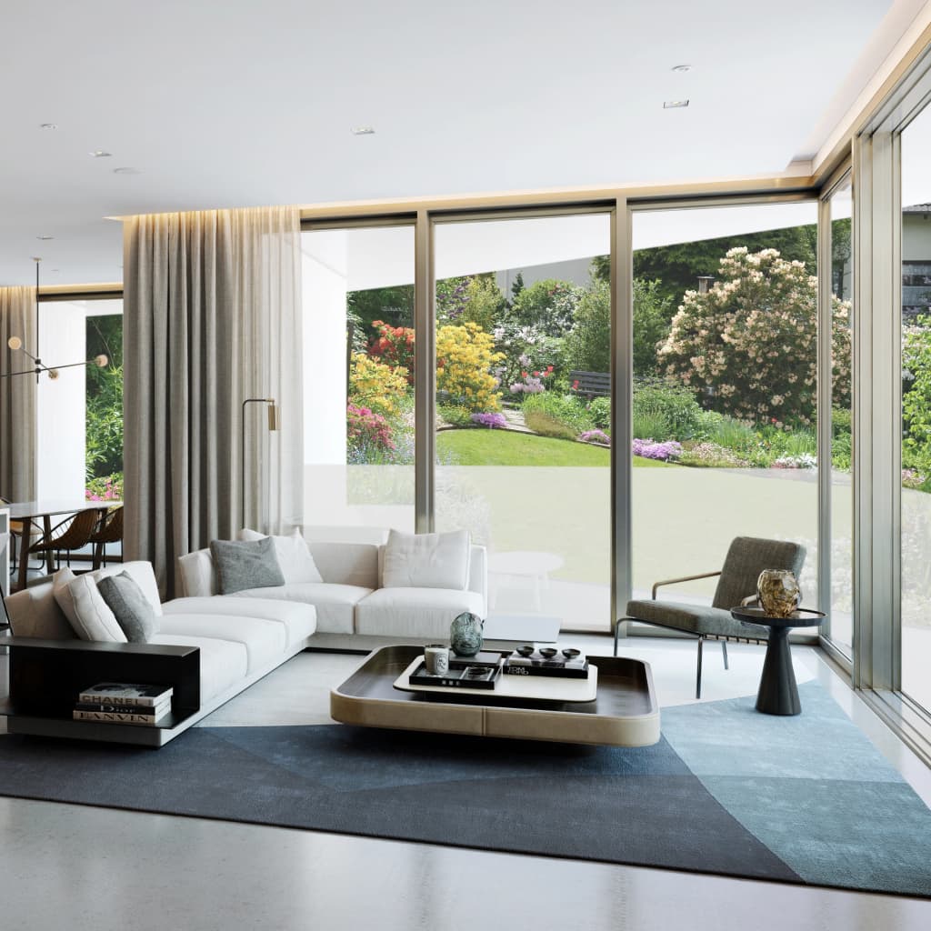 Window Film Frosted Grey 0.9x5 m PVC