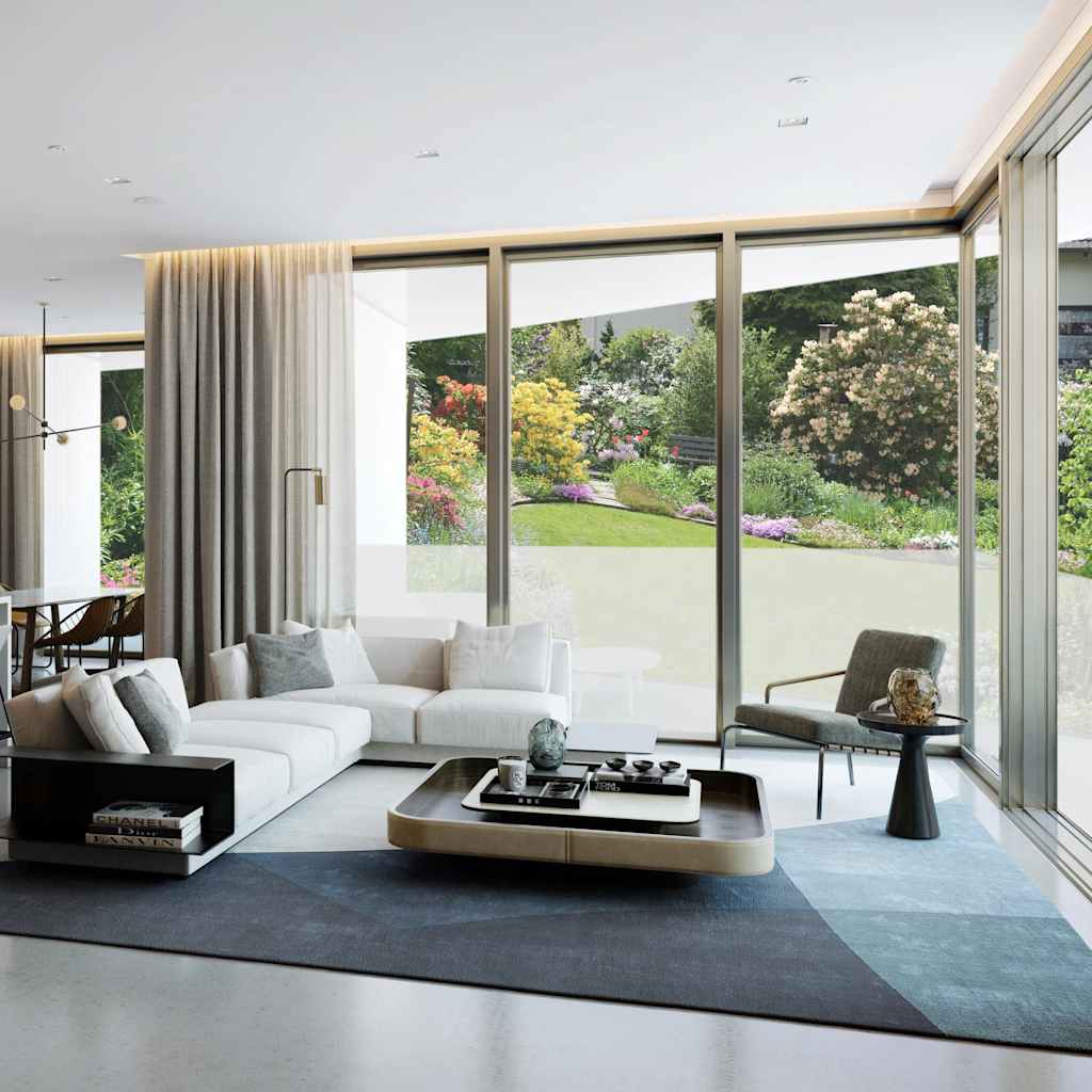 Window Film Frosted Grey 0.9x5 m PVC