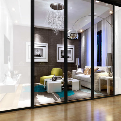 Window Film Frosted Grey 0.9x5 m PVC