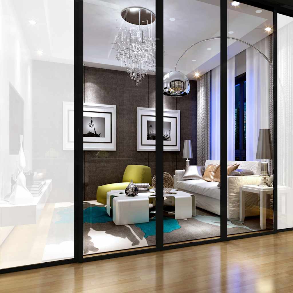 Window Film Frosted Grey 0.9x10 m PVC