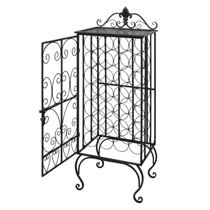 Wine Rack for 28 Bottles Metal
