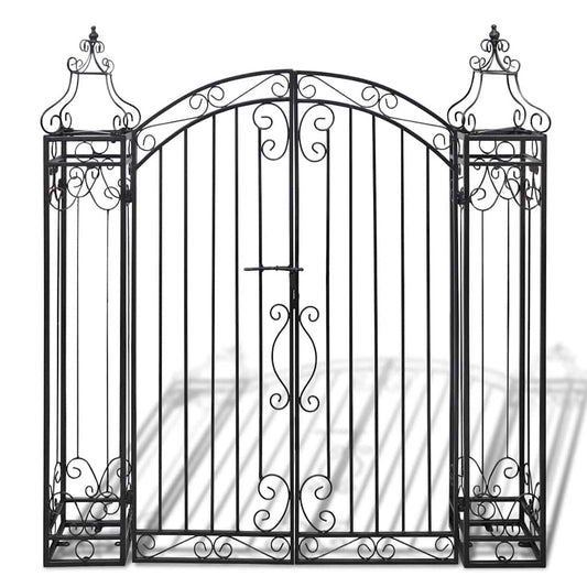 Ornamental Garden Gate Wrought Iron 122x20,5x134 cm