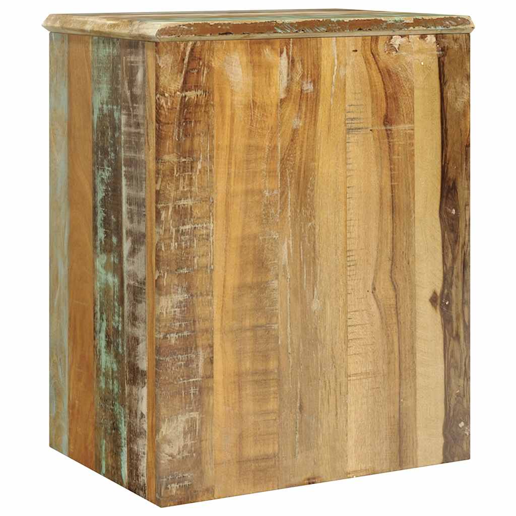 End Table with 1 Drawer 1 Door Reclaimed Wood