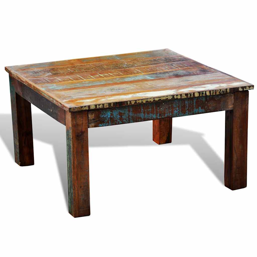 Coffee Table Square Reclaimed Wood