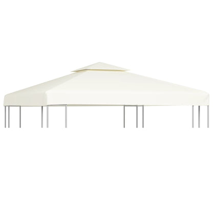 Gazebo Canopy | Cream White | Polyester, PVC coated | 3x3 metres