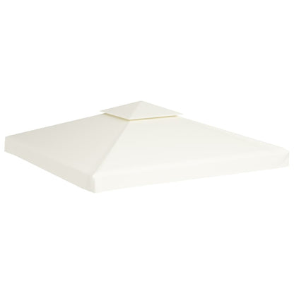 Gazebo Canopy | Cream White | Polyester, PVC coated | 3x3 metres