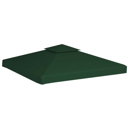 Gazebo Canopy | Green | Polyester with PVC coating | 3 x 3 meter