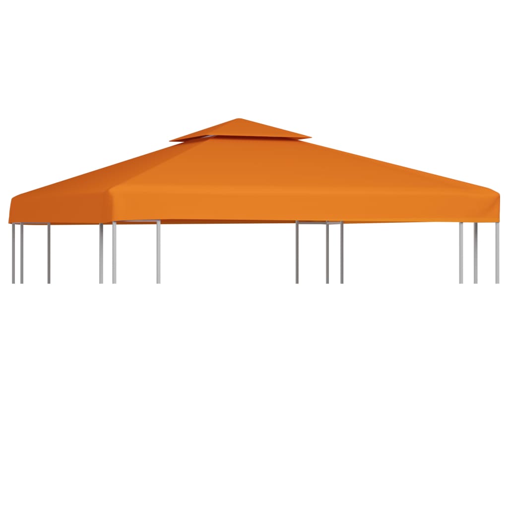 Gazebo Canopy | Orange | Polyester with PVC Coating | 3m x 3m