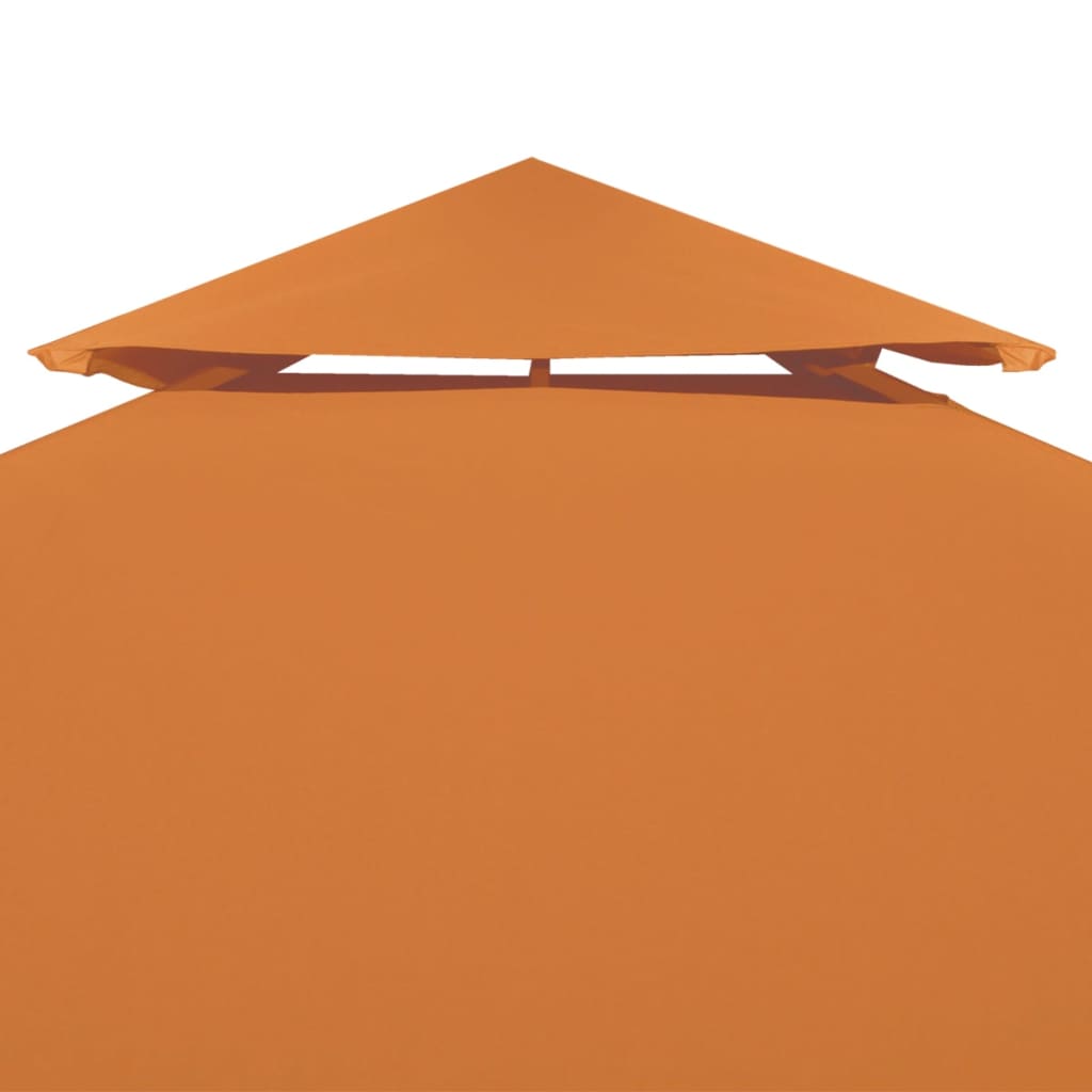 Gazebo Canopy | Orange | Polyester with PVC Coating | 3m x 3m