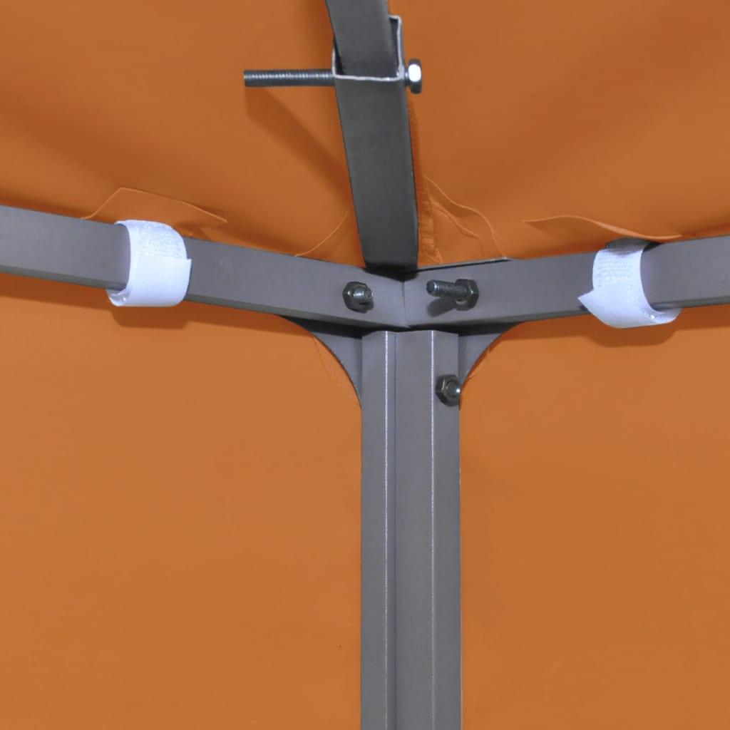Gazebo Canopy | Orange | Polyester with PVC Coating | 3m x 3m