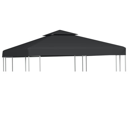 Gazebo Canopy | Dark Grey | Polyester with PVC coating | 3x3m