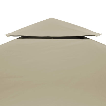 Gazebo Cover Canopy Replacement 310 g / m² Beige 3 x 4 m