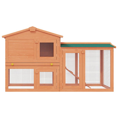 Outdoor Large Rabbit Hutch Small Animal House Pet Cage Wood