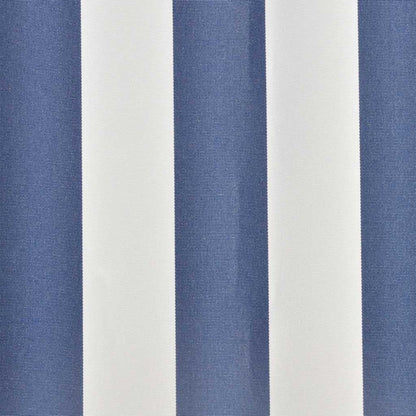Awning Replacement Fabric Blue and White 600x300 cm Polyester
